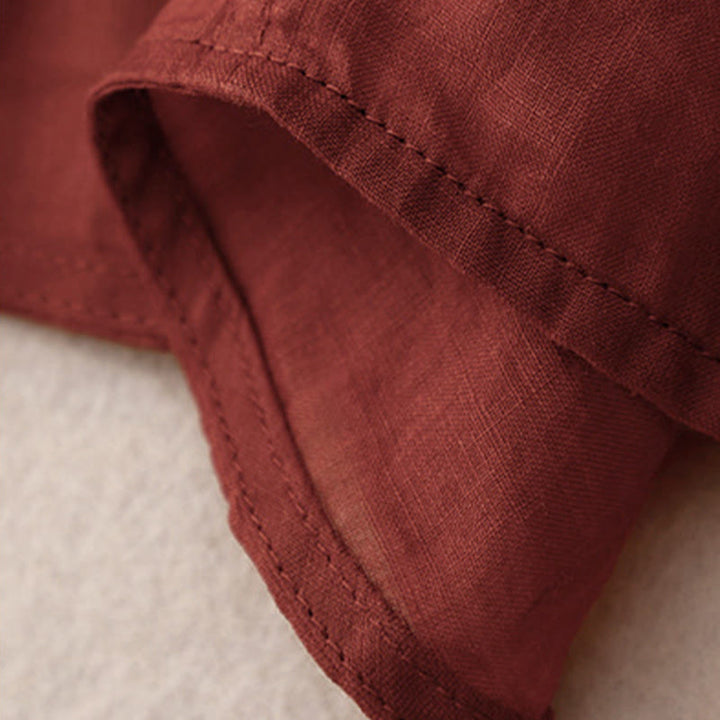 Buddha Stones Summer Plain Long Sleeve Lace-up Open Front Women's Kimono - image 5