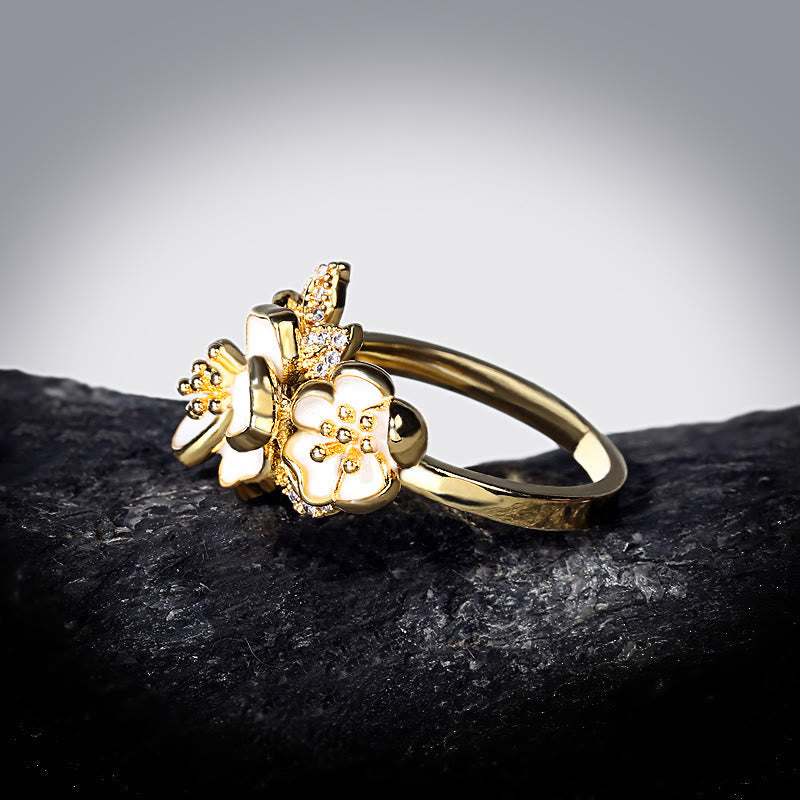 Buddha Stones Daisy Copper Luck Balance Ring - image 3