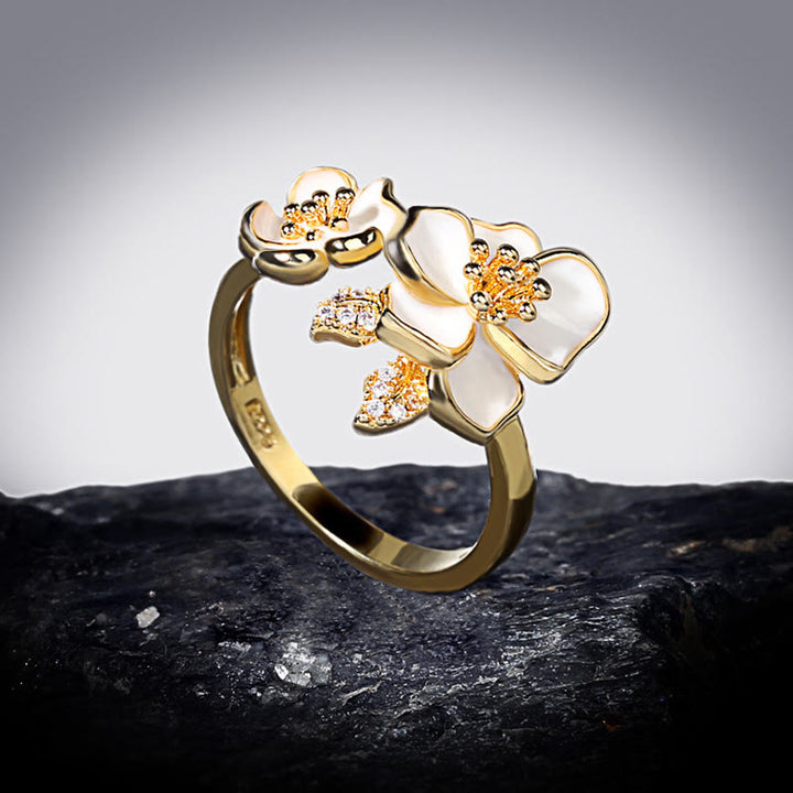 Buddha Stones Daisy Copper Luck Balance Ring - image 2