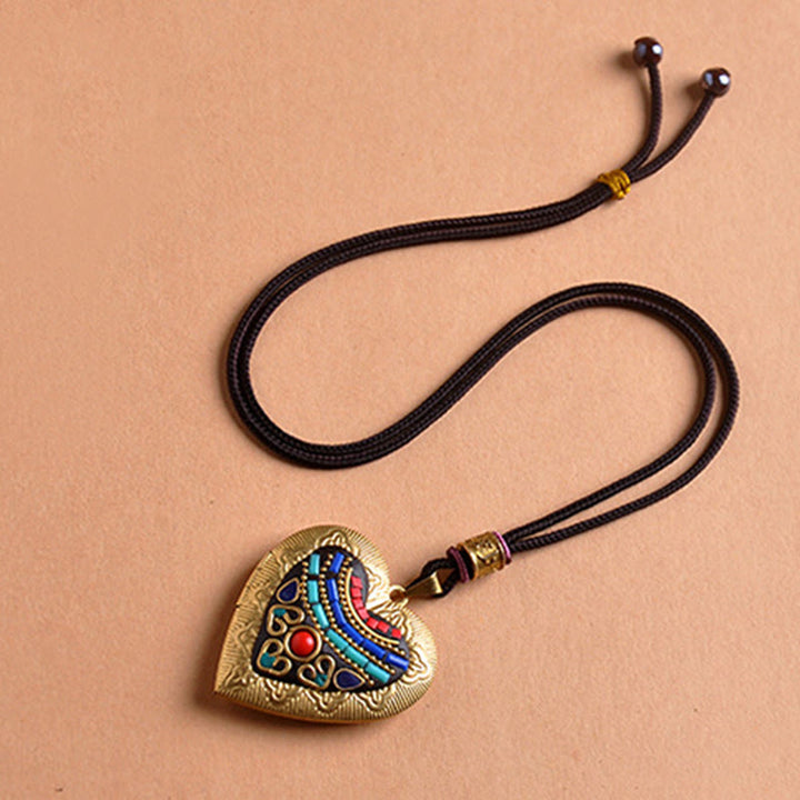 Buddha Stones Copper Kwan Yin Avalokitesvara Zakiram Wealth Pendant Necklace - image 14