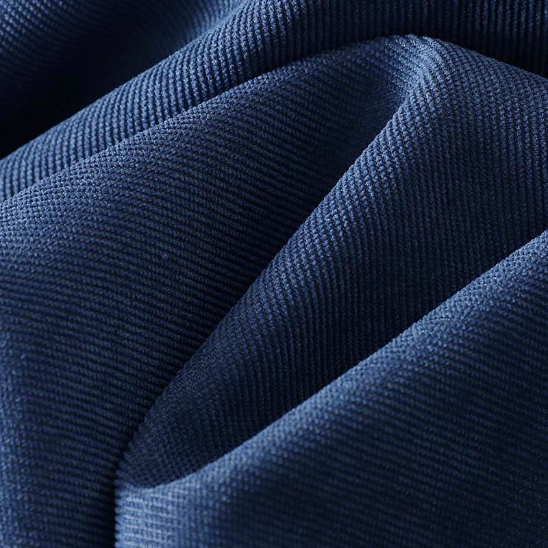 Buddha Stones Spring Retro DarkBlue Plain Sleeveless Midi Dress With Pockets - image 7