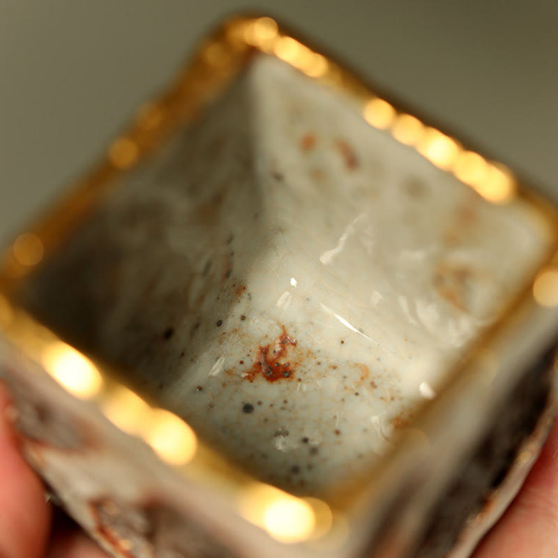 Buddha Stones Hand-painted Dunhuang Buddha Shino Ceramic Teacup Kung Fu Tea Cup - image 5