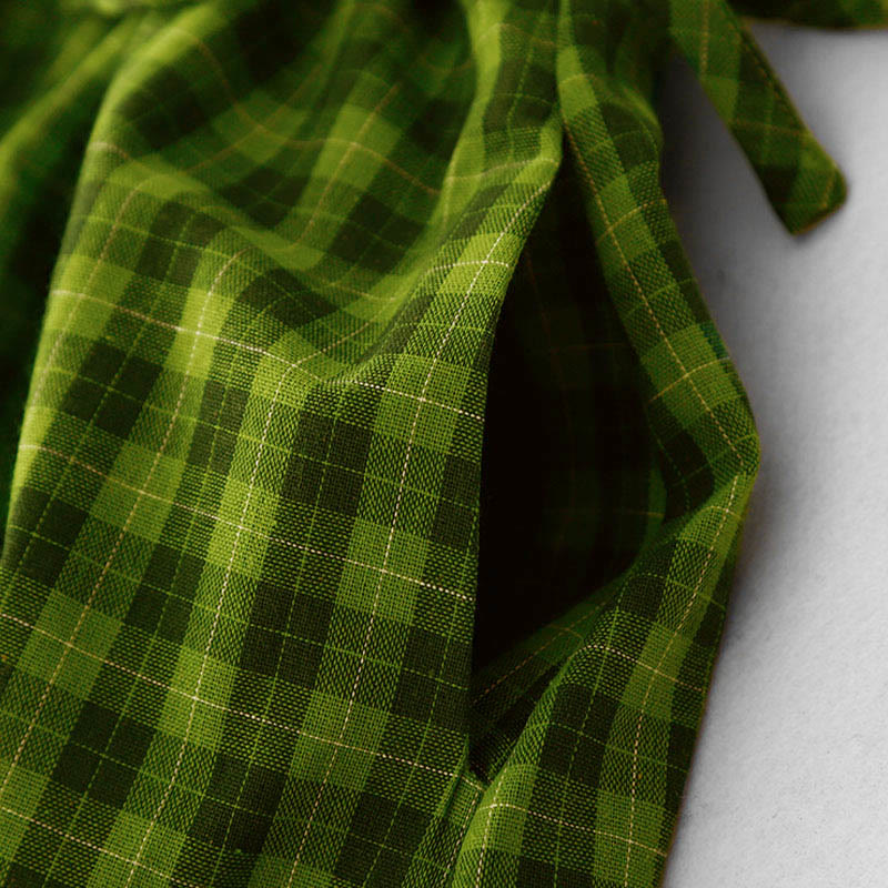 Buddha Stones Sleeveless Plaid Summer Midi Dress With Pockets - image 9