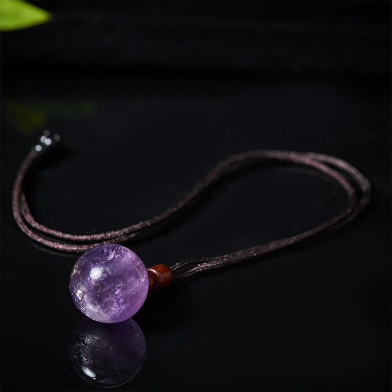 Buddha Stones White Crystal Pink Crystal Tiger Eye Smoky Quartz Protection Necklace Pendant - image 15