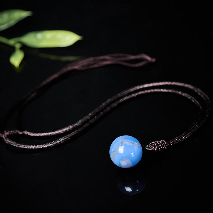 Buddha Stones Amethyst Yellow Agate Various Agate Pink Crystal Lazurite Lapis Lazuli Balance Necklace Pendant - image 17