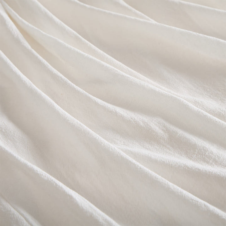 Buddha Stones Embroidery Geometry Half Sleeve Women's Midi Dress With Pockets - image 8