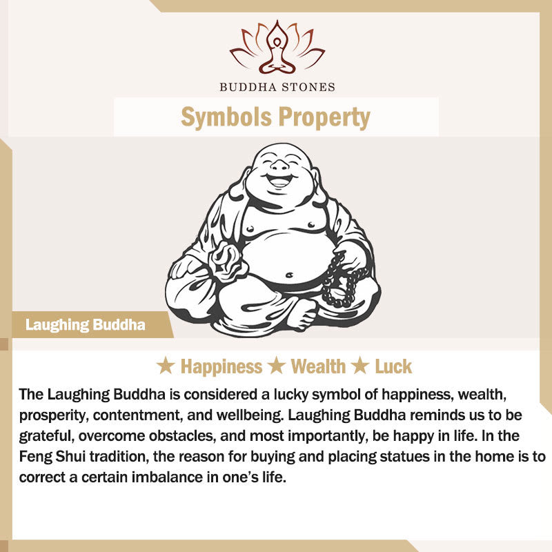 Buddha Stones Fu Character Laughing Buddha Chalcedony Copper Fortune Necklace Pendant - image 6
