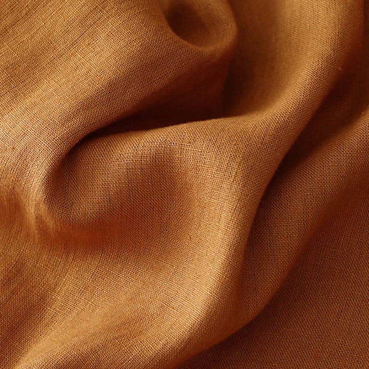 Buddha Stones Summer Plain Elastic Waist Two-tone Cuffs Cropped Women's Tapered Pants With Pockets - image 23