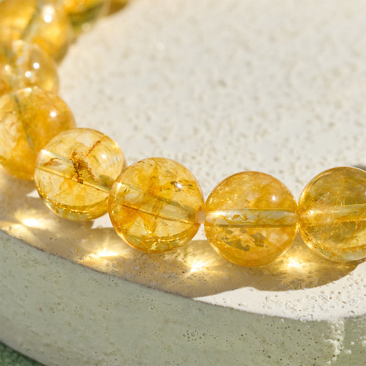 Buddha Stones Natural Citrine PiXiu Prosperity Protection Bracelet - image 4