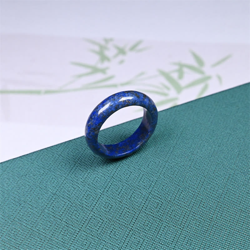 Buddha Stones Natural Lazurite Lapis Lazuli Self Care Ring - Lapis Lazuli - 22mm - image 0