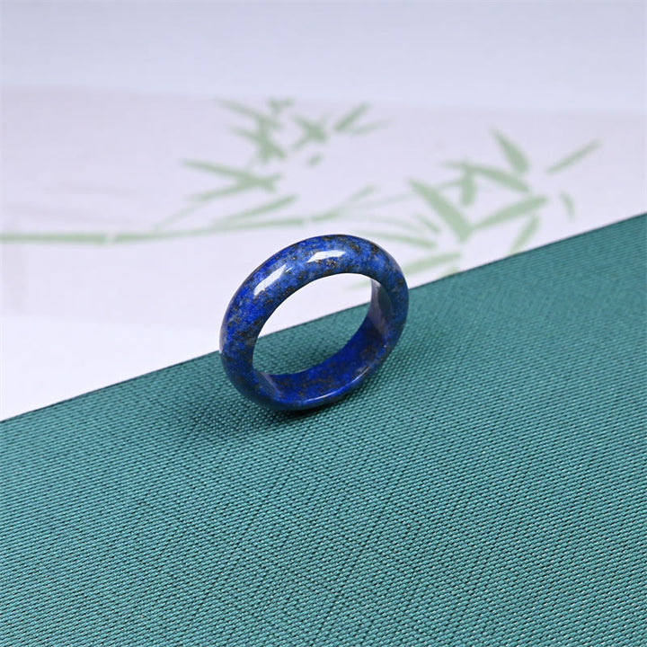 Buddha Stones Natural Lazurite Lapis Lazuli Self Care Ring - Lapis Lazuli - 22mm - image 0