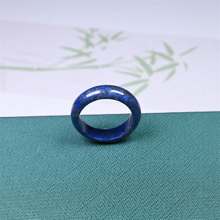 Buddha Stones Natural Lazurite Lapis Lazuli Self Care Ring - image 3