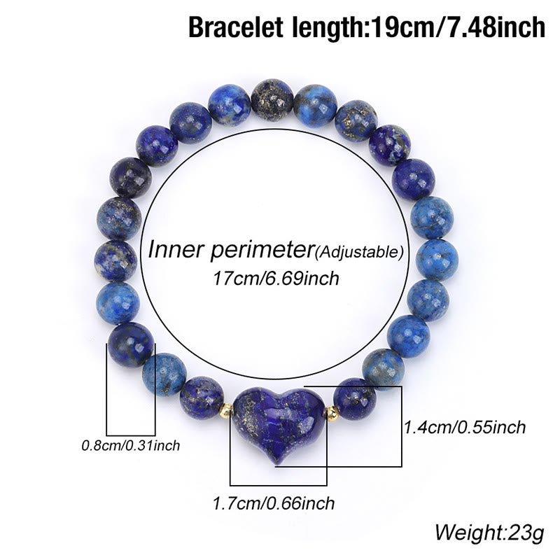 Buddha Stones Natural Amethyst Green Aventurine Tiger Eye Strawberry Quartz Love Heart Spiritual Bracelet - image 41