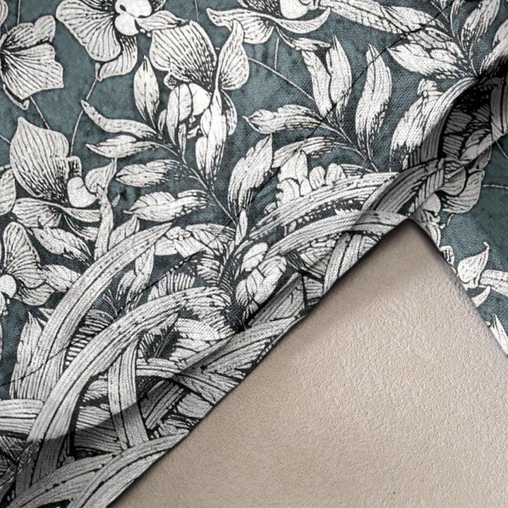 Buddha Stones Pure Cotton Flower Petal Pattern Women's Elastic Waist Pants With Pockets - image 2