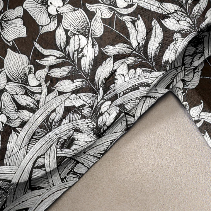 Buddha Stones Pure Cotton Flower Petal Pattern Women's Elastic Waist Pants With Pockets - image 6