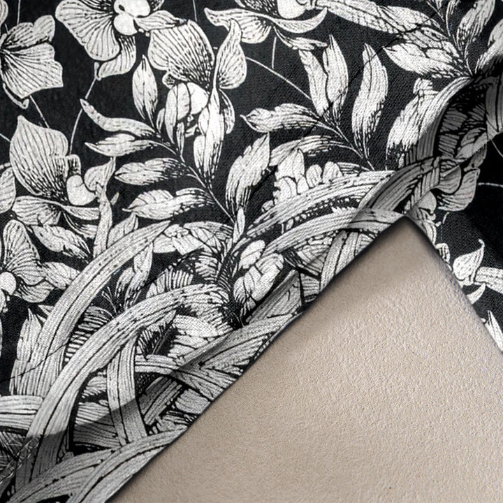 Buddha Stones Pure Cotton Flower Petal Pattern Women's Elastic Waist Pants With Pockets - image 10