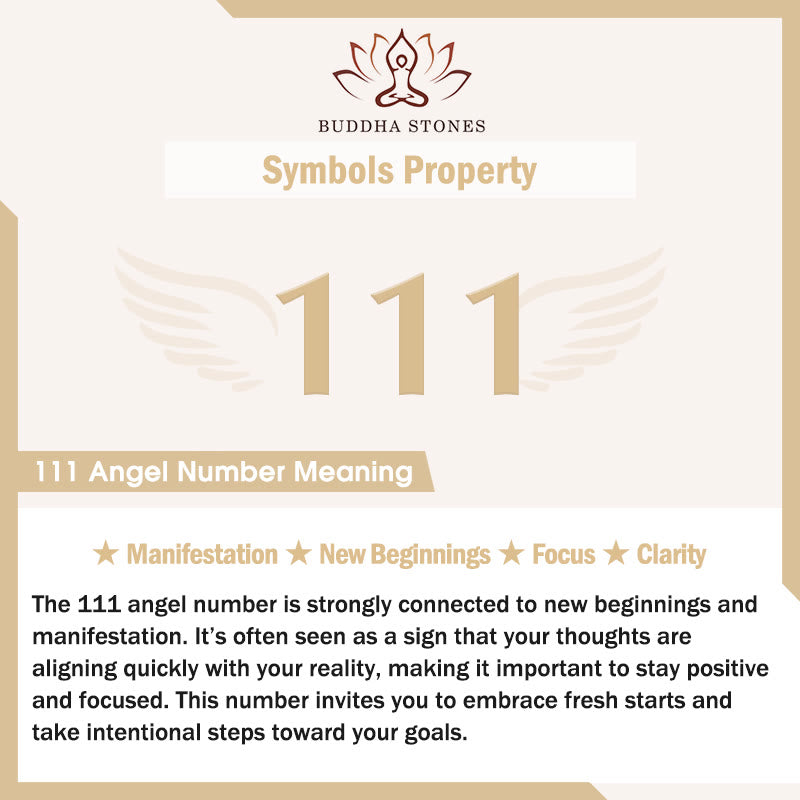 Buddha Stones Titanium Steel 000-999 Angel Numbers Adjustable Black String Faith Bracelet - image 8