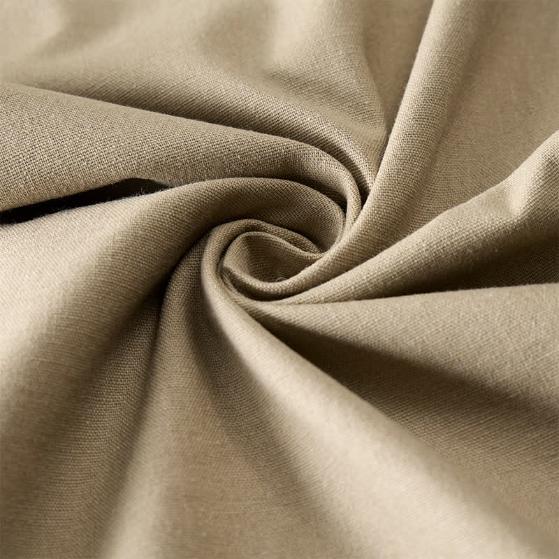 Buddha Stones Commute Drawstring Cotton Cropped Women's Wide Leg Pants With Pockets - image 10