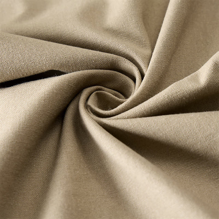 Buddha Stones Commute Drawstring Cotton Cropped Women's Wide Leg Pants With Pockets - image 10