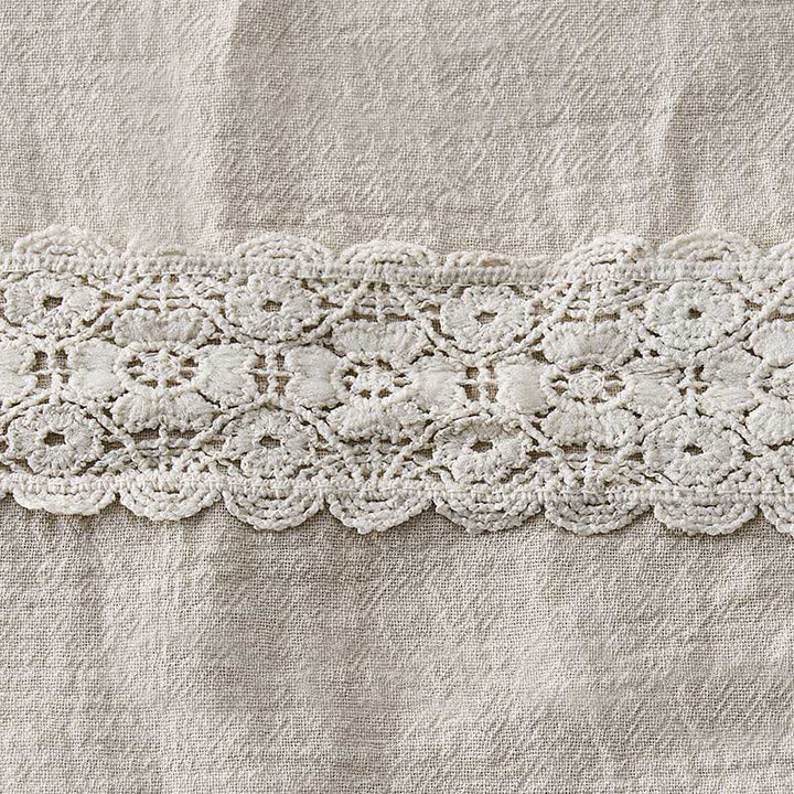 Buddha Stones Summer Retro Lace Patchwork Desgin High Waist Women's Tapered Capri Pants With Pockets - image 5