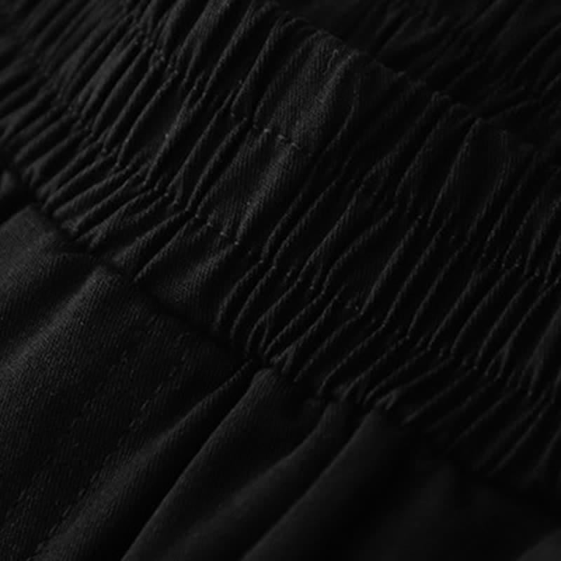 Buddha Stones Summer Cotton Elastic Waist Women's Half Pants With Pockets - image 11