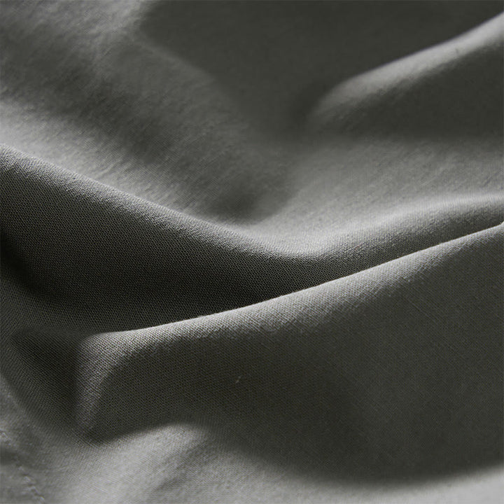 Buddha Stones Summer Pleated Design Elastic Waistband Cropped Women's Wide Leg Pants With Pockets - image 14