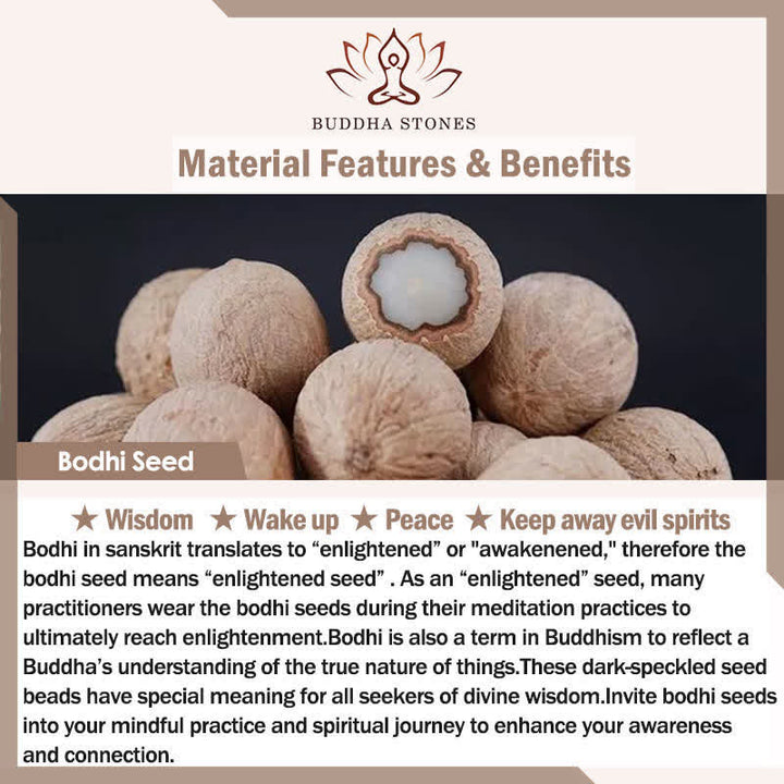Buddha Stones Bodhi Seed Ebony Wood Cat Paw Purity Wisdom Bracelet - image 4