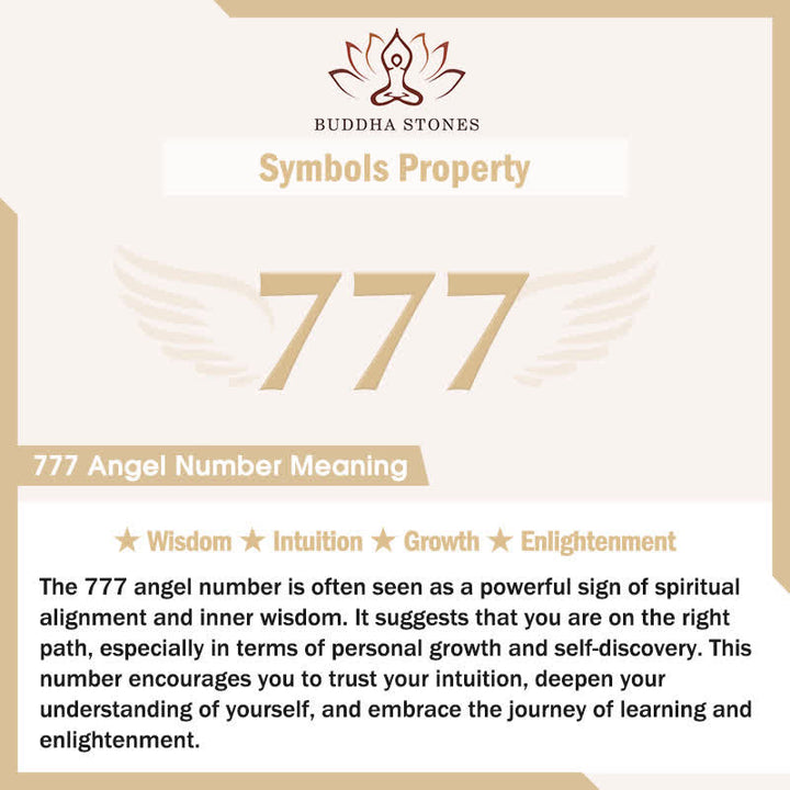 Buddha Stones "Step Into Luck and Wisdom" 777 Angel Number Natural Amethyst Key Chain Hanging Decoration Includes Gift Message Card - image 8
