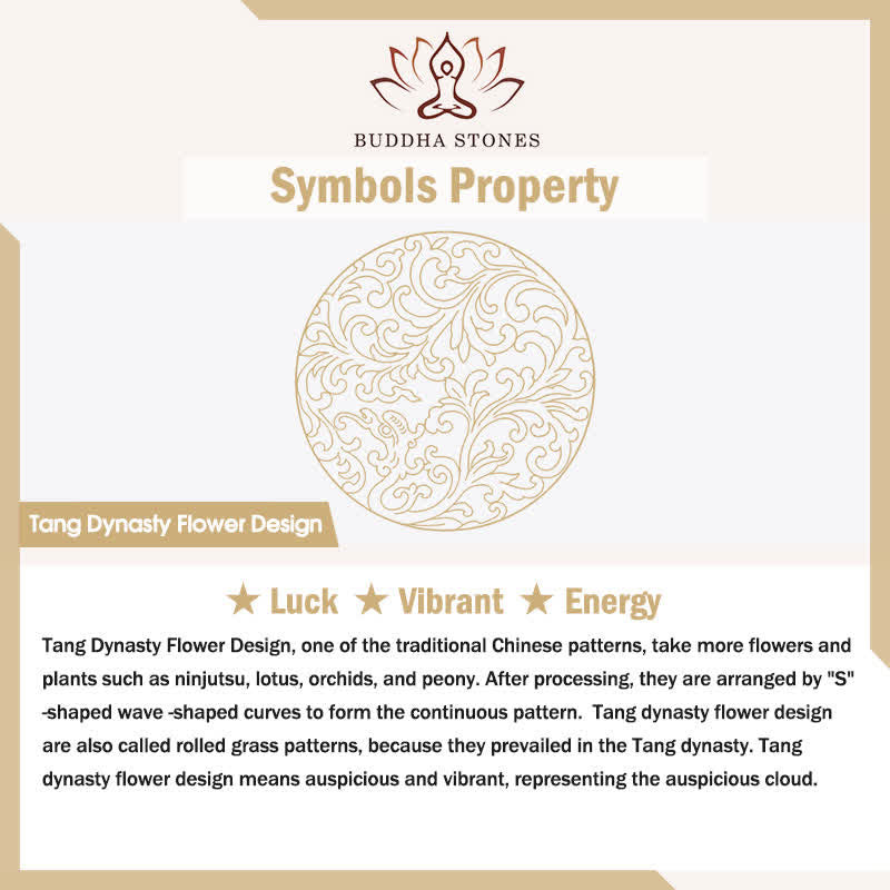 Buddha Stones Sappanwood Carved Tang Dynasty Flower Harmony Necklace - image 6