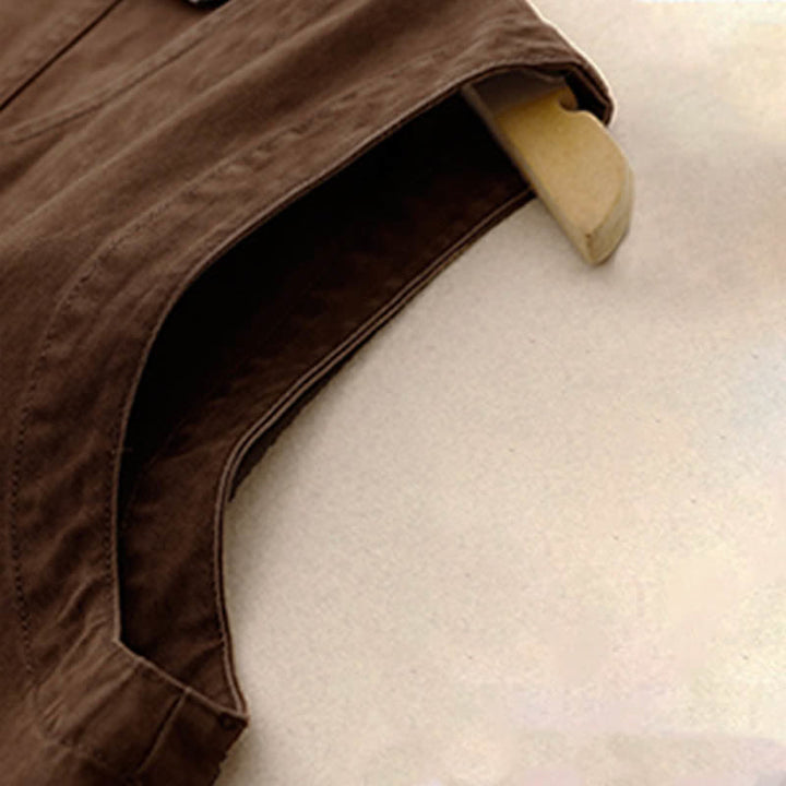 Buddha Stones Spring Vintage Twill Bird Embroidery Cotton Women's V Neck Cropped Sleeveless Vest With Pockets - image 11