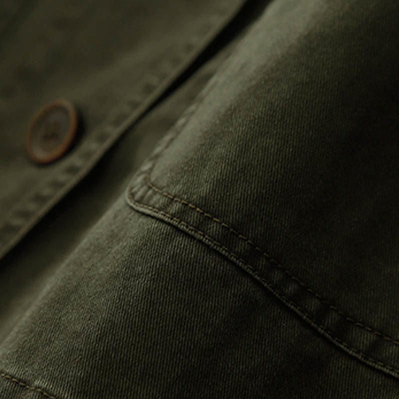 Buddha Stones Spring Vintage Twill Bird Embroidery Cotton Women's V Neck Cropped Sleeveless Vest With Pockets - image 20