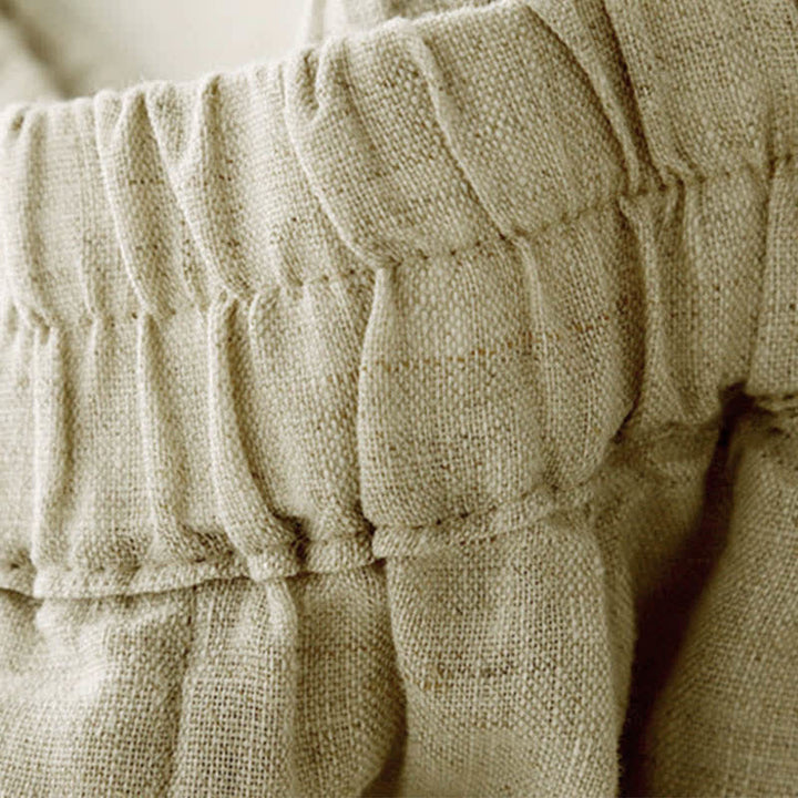 Buddha Stones Summer Linen Women's Tapered Pants With Pockets - image 14