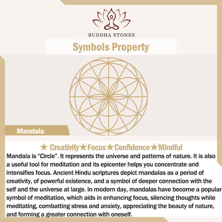 Buddha Stones Sacred OM Mandala Mindfulness Round Iron Metal Wall Decor - image 17