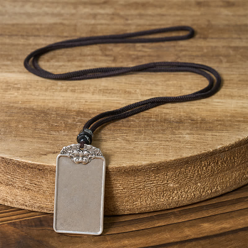 Buddha Stones Copper Animal Head Balance "Peace and Tranquility" Pendant Necklace - image 2