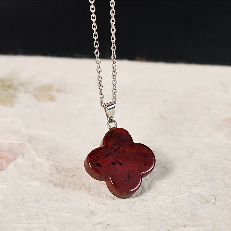 Buddha Stones Various Crystal Green Aventurine Black Obsidian Tiger Eye Plum Blossom Luck Necklace Pendant - image 27