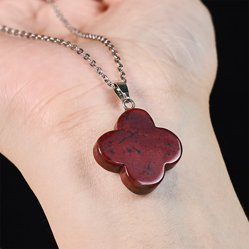 Buddha Stones Various Crystal Green Aventurine Black Obsidian Tiger Eye Plum Blossom Luck Necklace Pendant - image 29