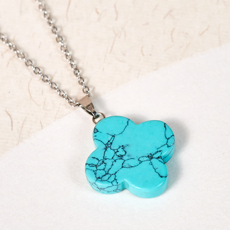 Buddha Stones Various Crystal Green Aventurine Black Obsidian Tiger Eye Plum Blossom Luck Necklace Pendant - image 21