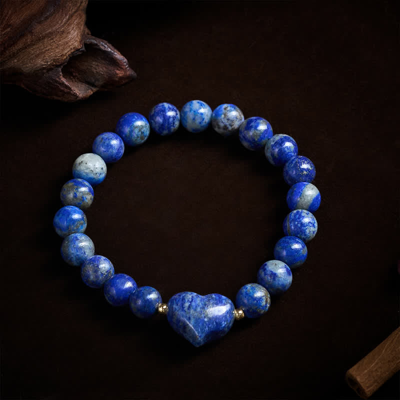 Buddha Stones Natural Amethyst Green Aventurine Tiger Eye Strawberry Quartz Love Heart Spiritual Bracelet - image 38