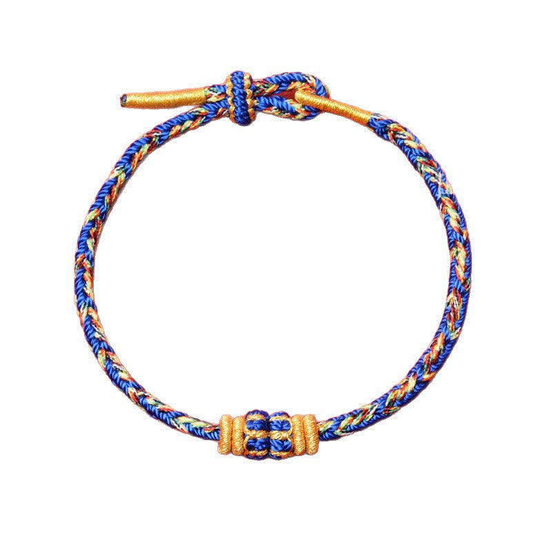Buddha Stones Koi Fish Luck Hand-Woven String Bracelet - image 10