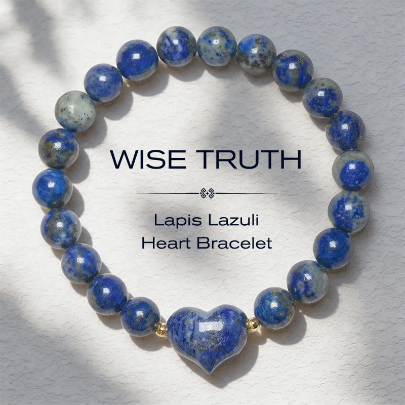 Buddha Stones Natural Amethyst Green Aventurine Tiger Eye Strawberry Quartz Love Heart Spiritual Bracelet - Lapis Lazuli(Wrist Circumference 14-16cm) - image 35
