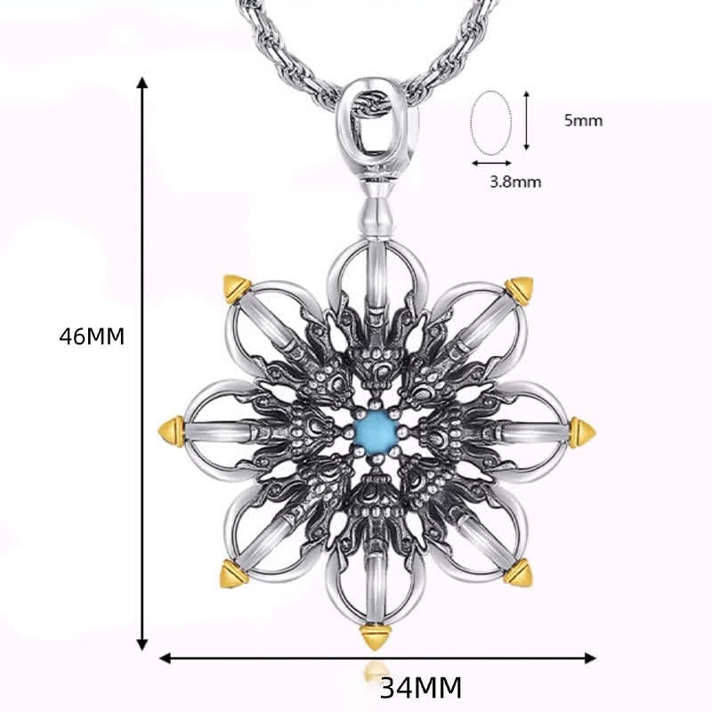 Buddha Stones Copper Lotus New Beginning Pendant Necklace - image 10