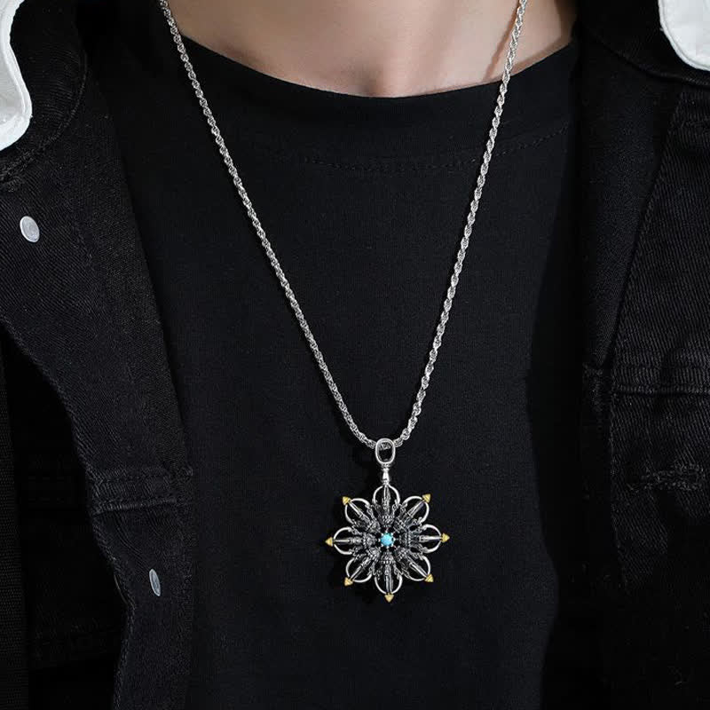 Buddha Stones Copper Lotus New Beginning Pendant Necklace - image 7