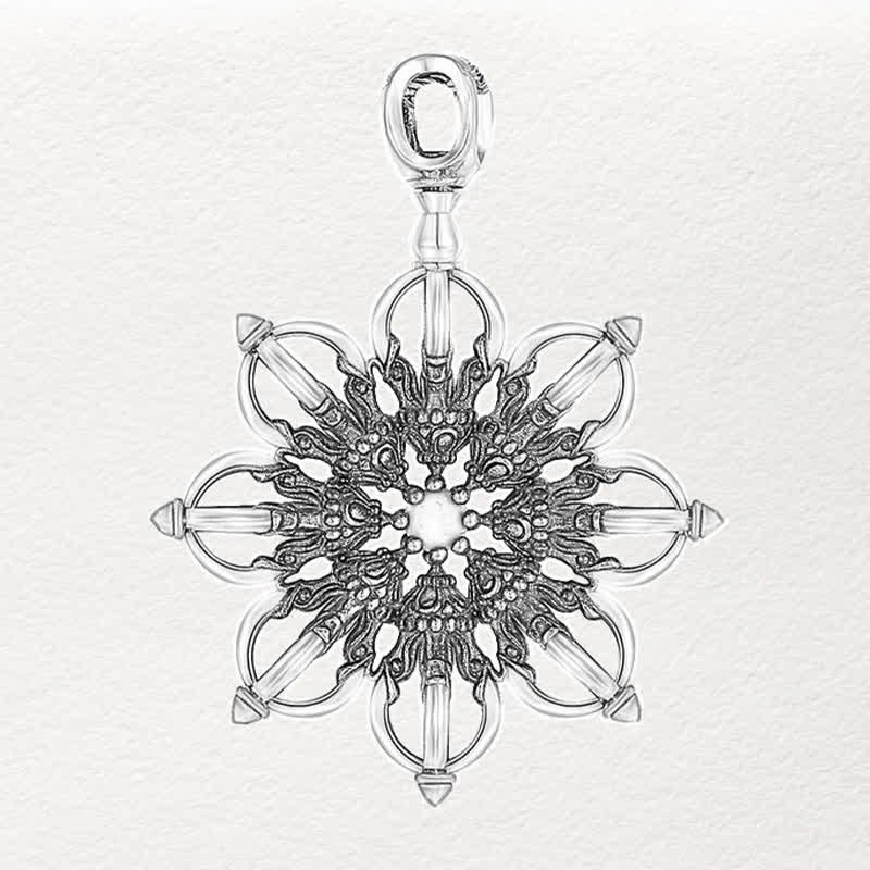 Buddha Stones Copper Lotus New Beginning Pendant Necklace - image 2