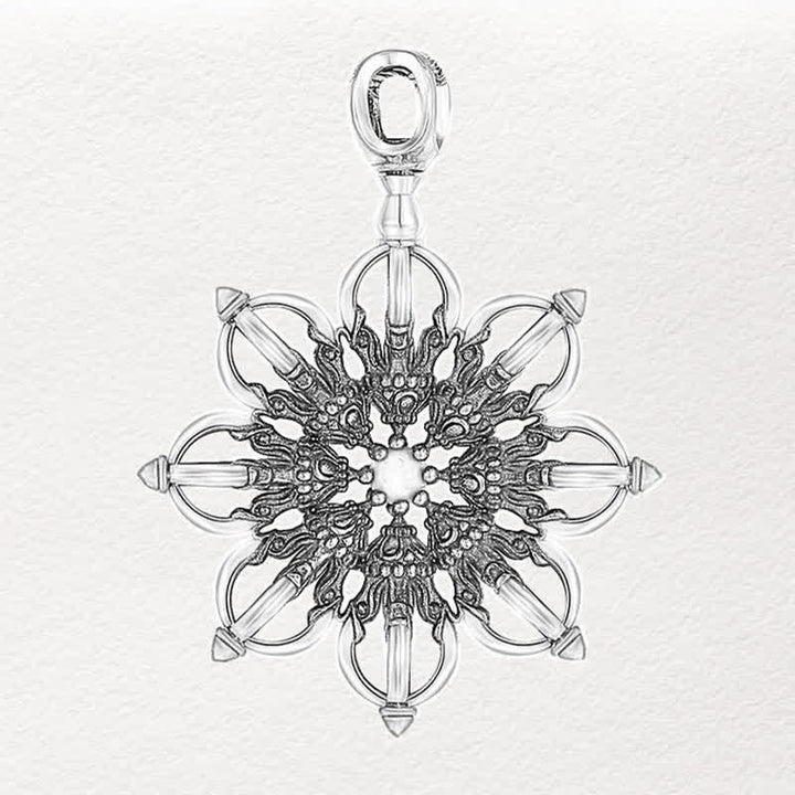 Buddha Stones Copper Lotus New Beginning Pendant Necklace - image 2