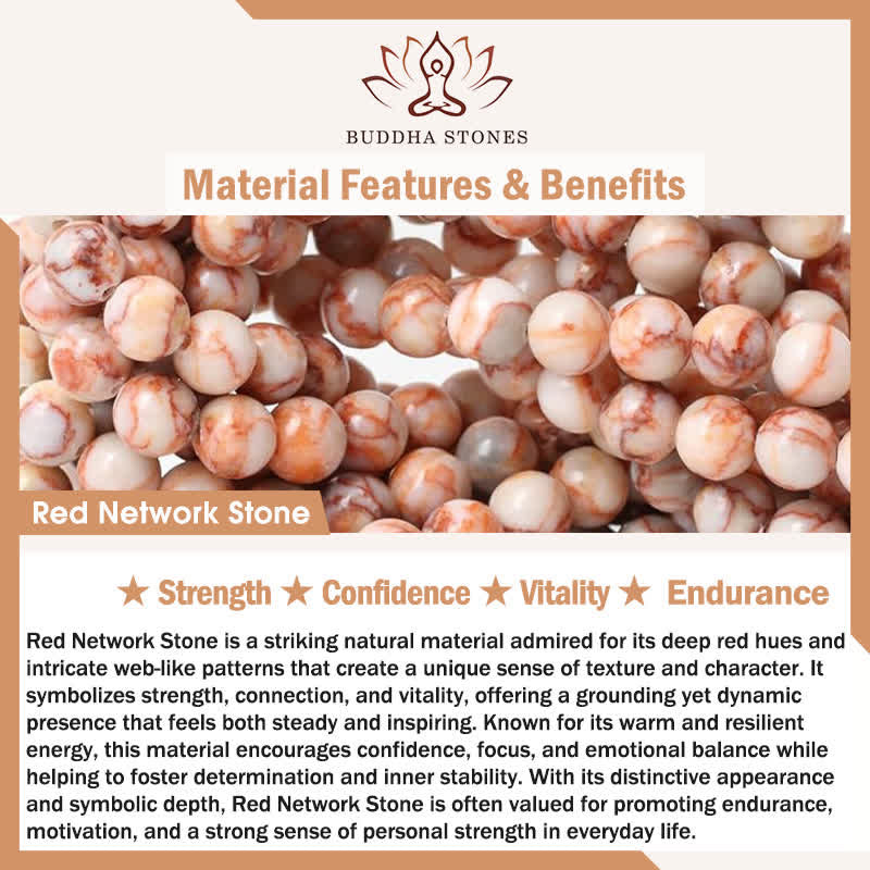 Buddha Stones 3pcs "Awaken Your Courage" Red Agate Calm Bracelet Includes Gift Message Card - image 9