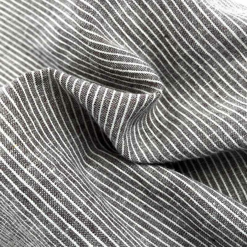 Buddha Stones Summer Half Button Fine Striped Men's Short Sleeve Shirts - image 10