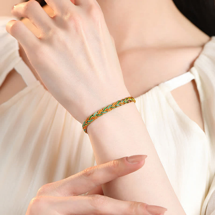 Buddha Stones Hand-Woven Colorful Red String Luck Braided Bracelet - image 2