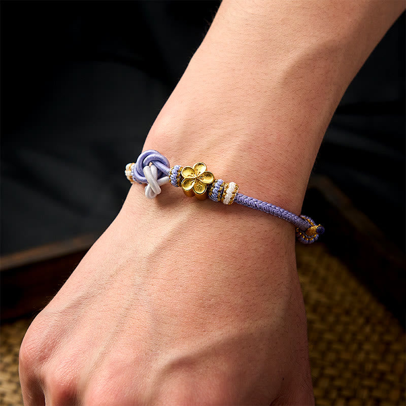 Buddha Stones Mandala Braided Rope Confidence Bracelet - image 24