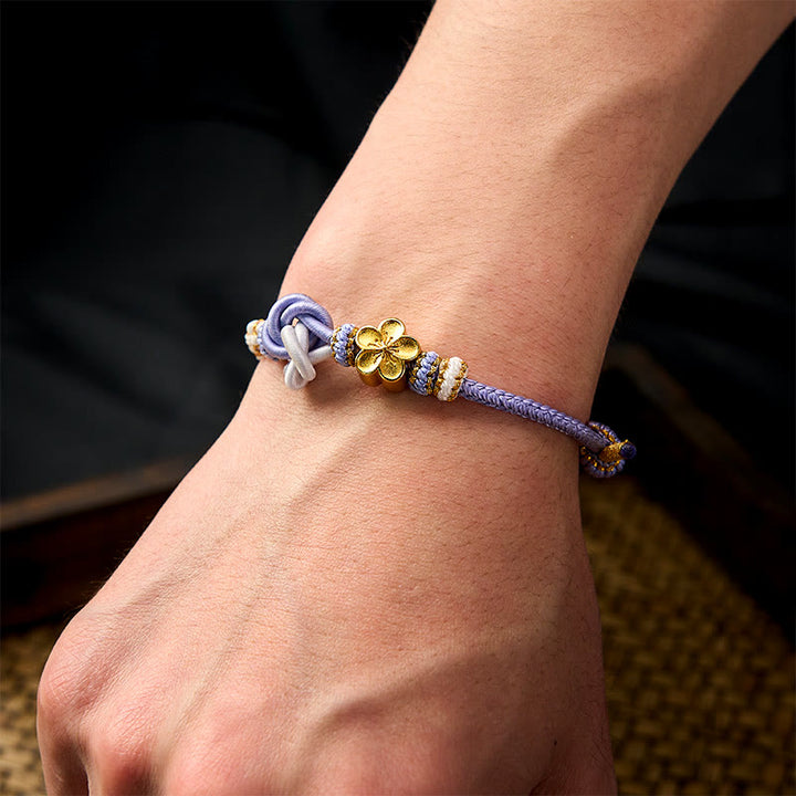 Buddha Stones Mandala Braided Rope Confidence Bracelet - image 24