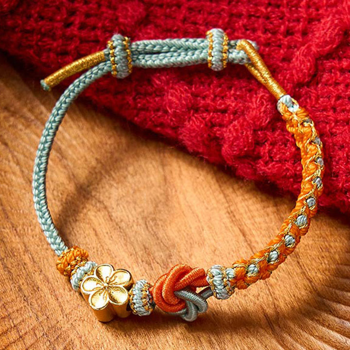 Buddha Stones Mandala Braided Rope Confidence Bracelet - image 11